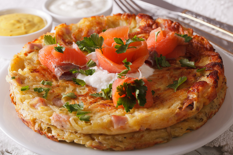 salmon rosti recipe