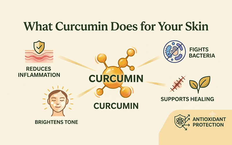 Turmeric care for skin