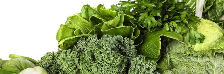 Leafy green vegetables