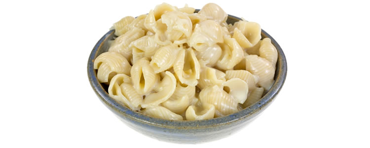 White pasta
